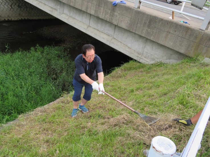夏季河川清掃早朝アクティビティ